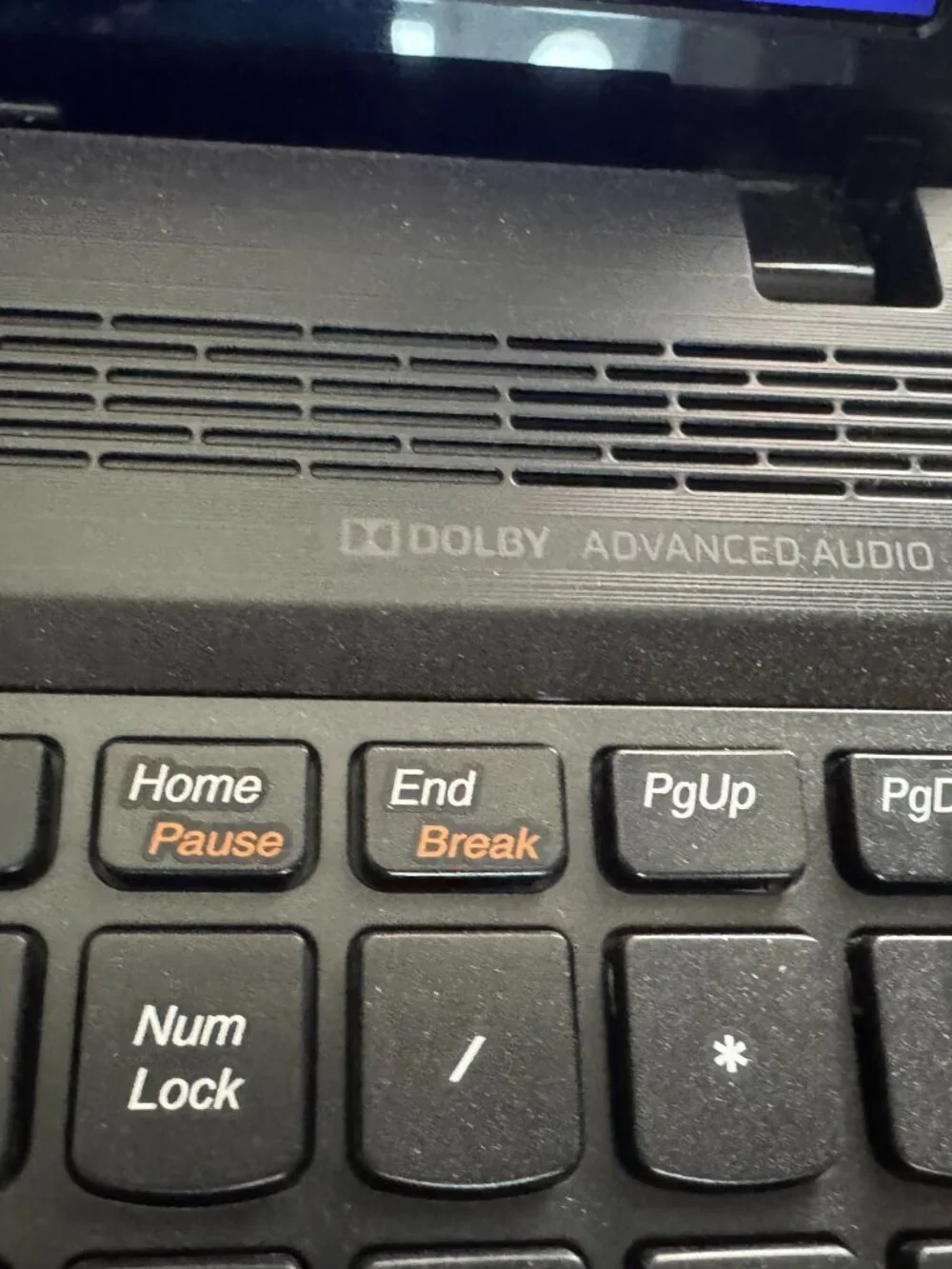Black Lenovo Factory reset Laptop with charging cord